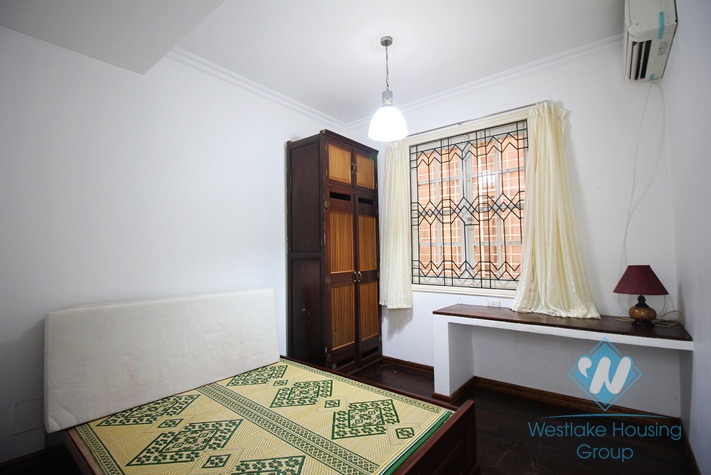 Elegant house with 3 bedroom, front yard and terrace for rent in Ba Dinh, Hanoi